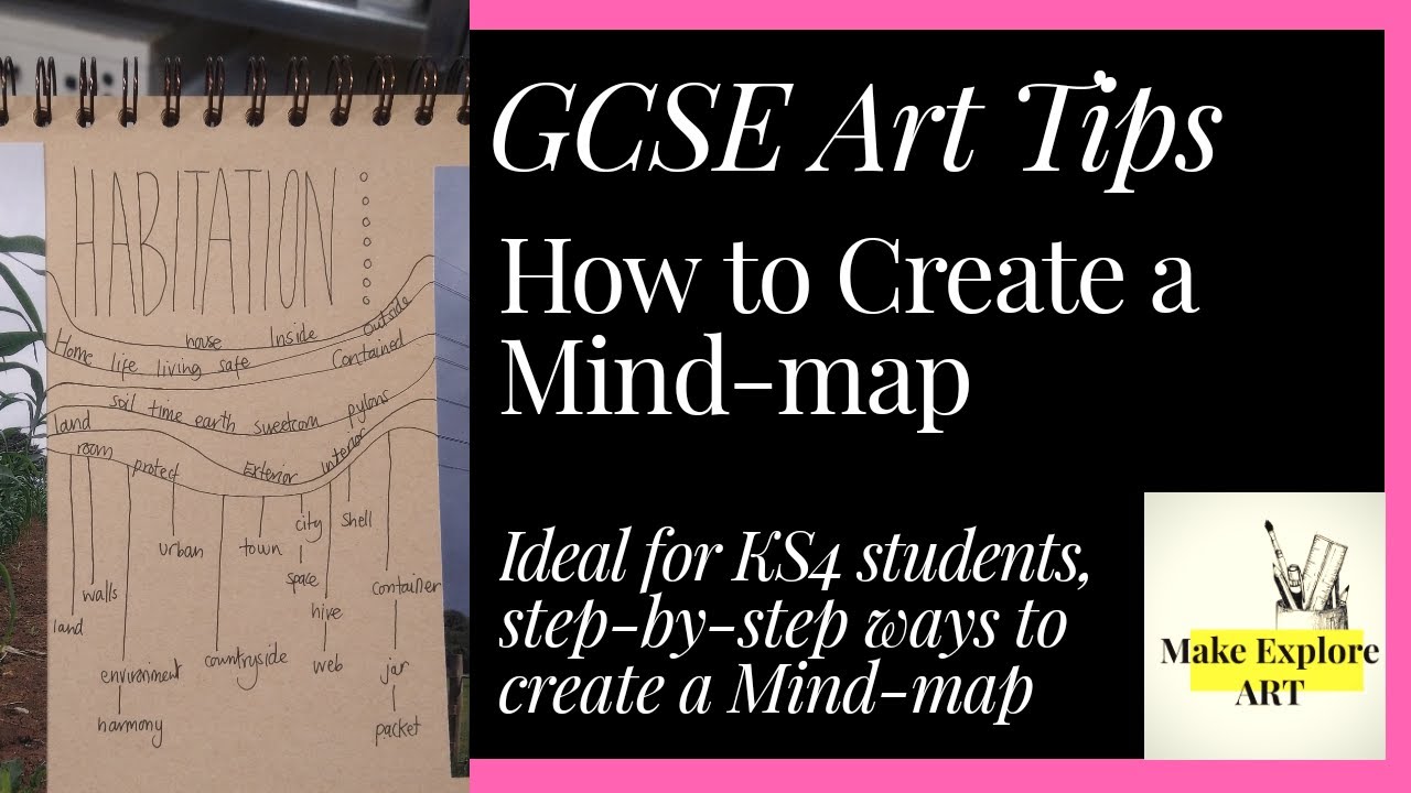 Gcse Art Tips How To Create A Mind Map Coursework Ideas And Tips Teachingartinapandemic Artgcse Youtube