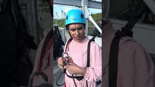 Prép up for the Zip Line Ride