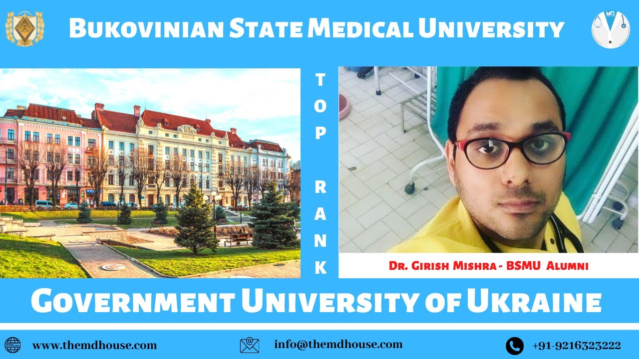 Bukovinian State Medical University I DR. GIRISH MISHRA I GOVT HOSPITAL IN HP I MBBS IN UKRAINE
