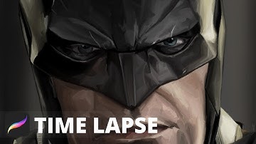 Batman | Procreate Time Lapse