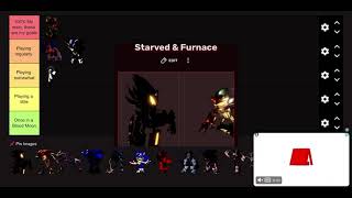My Sonic.Exe Outcome Memories Tierlist