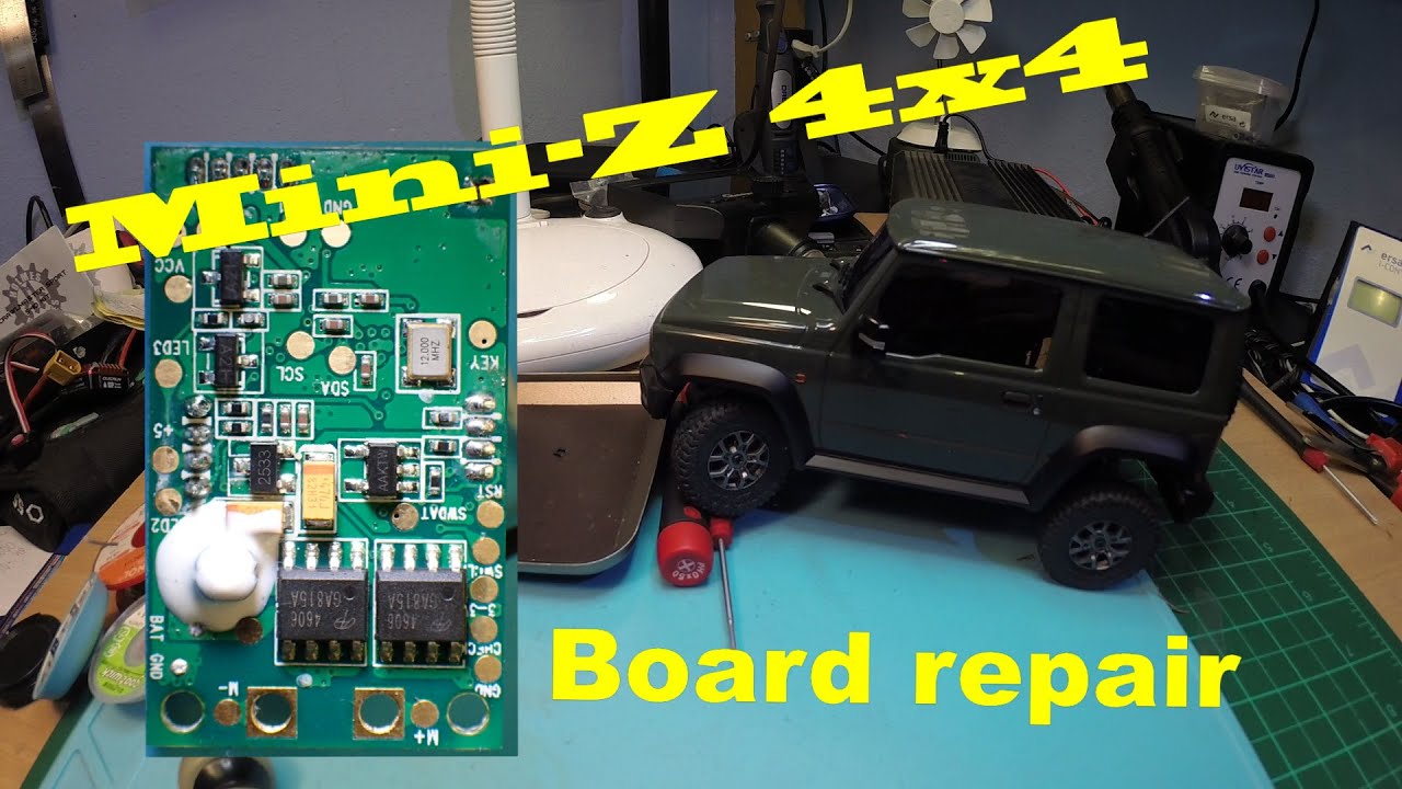 Mini-Z 4x4 Suzuki Jimny: Board repair