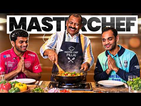 Nihal Sarin and Arjun Erigaisi loved his payasam | Master chef Suresh Pillai