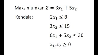 #2 Linear Program - Simplex Method