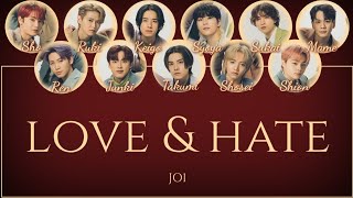 JO1 'Love and Hate'S JPN/ROM/IDN