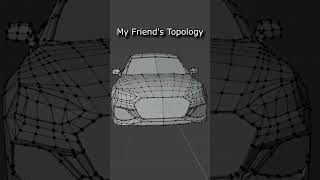 This Guy's Car Modeling Topology #blender #topology #carmodeling #3dmodeling #blender3d #lowpoly