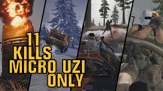 Just a Micro Uzi (Only Drive-by Kills) - PUBG Solo Challenge Game