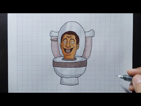 Vẽ G-man 3.0 Skibidi Toilet đơn giản 