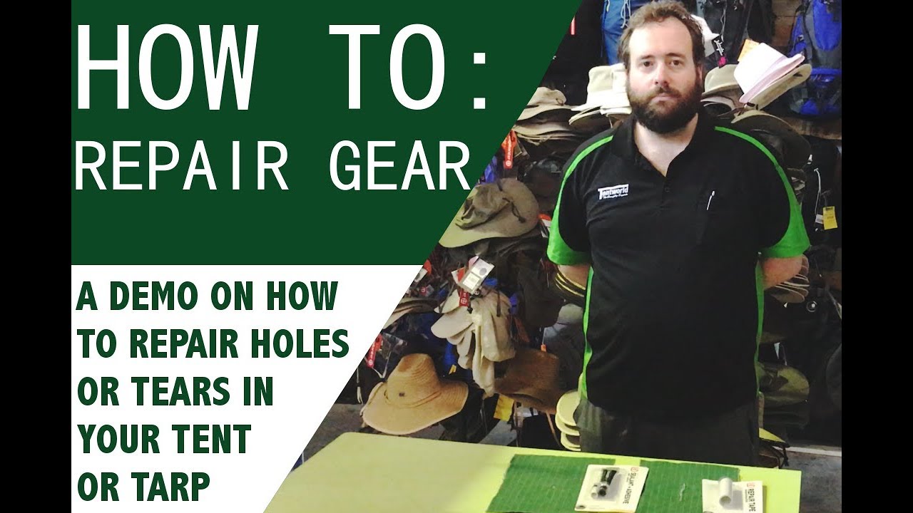 How to make quick easy repairs to your tent & camping gear using McNett Field Repairs | Camping Tips