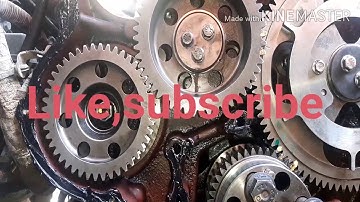 Eicher E694 BS4 Engine timing & timing plate