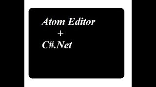 How to Write C# Code in Atom Editor