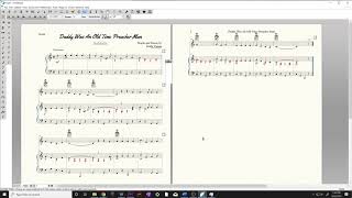 Introduction to Finale - Lyrics, Chord Symbols, Cut-away staves
