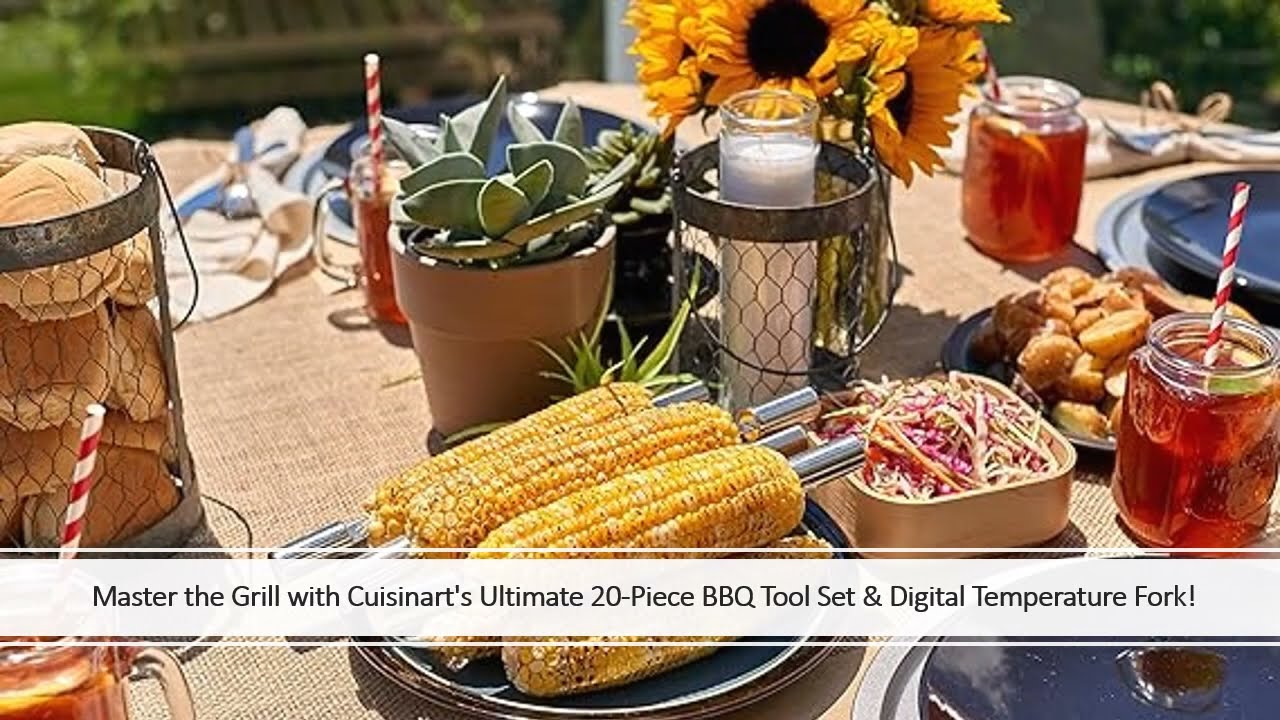 Master the Grill with Cuisinart's Ultimate 20-Piece BBQ Tool Set