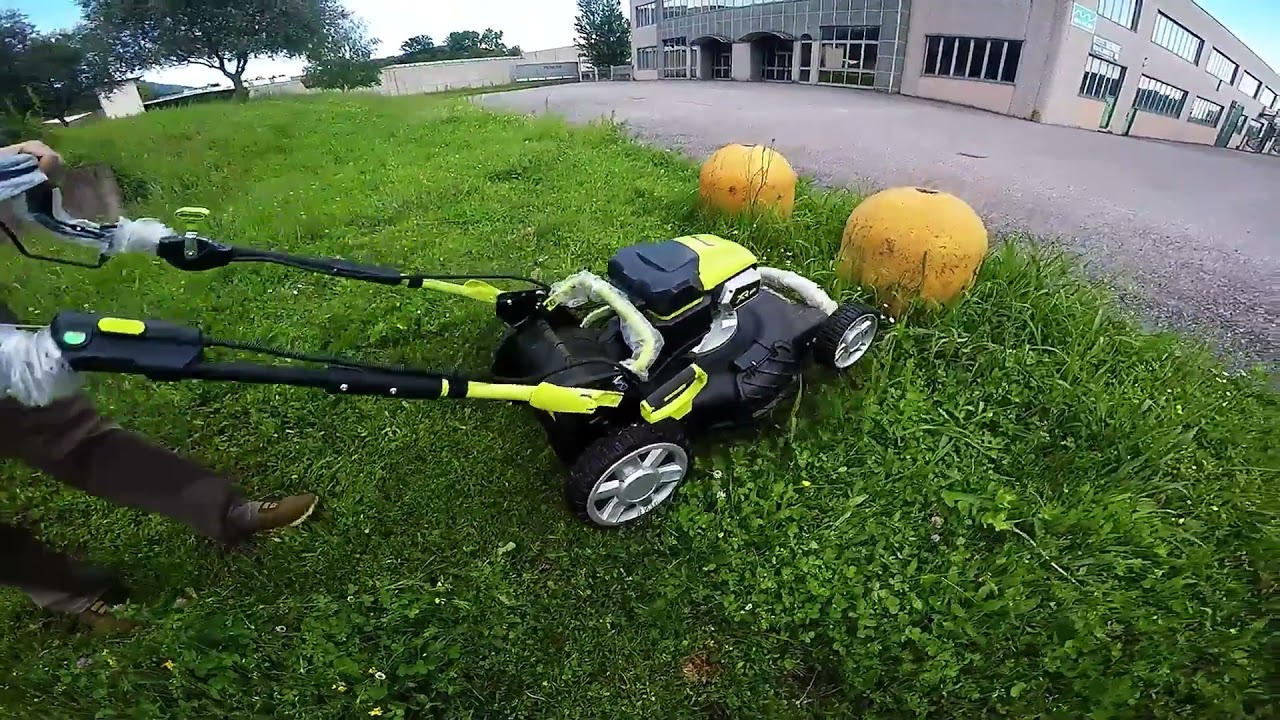 Funktionsvideo des Herstellers Akku Rasenmäher G-Force XR120 53S