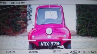 Peel P50 sells for record price.
