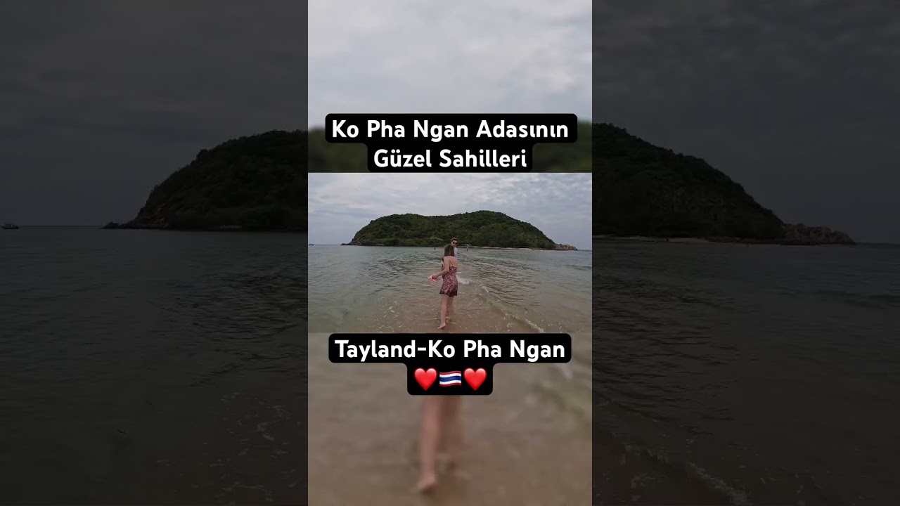 Parti adası olarak bilinen Ko Pha Ngan adasının güzel sahilleri #shorts