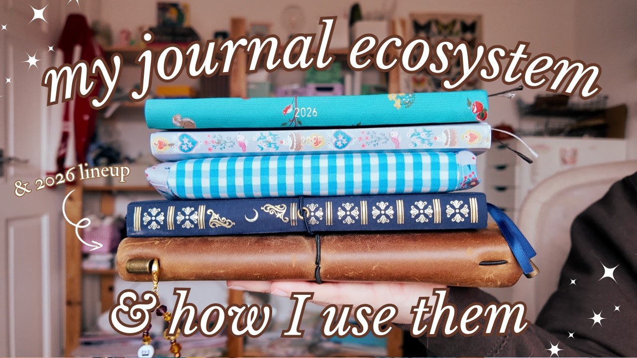 Моя экосистема дневников ✨ и как я собираюсь использовать их в 2026 году ★
