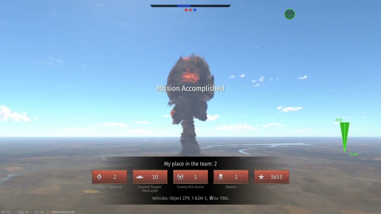 War Thunder I Object 279 + T-62-M1 nuke I