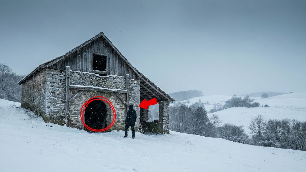 The orphaned boy ran to a buried Old mill — and froze inside