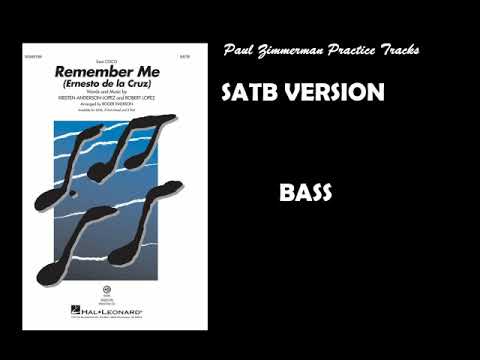 Remember Me SATB Bass