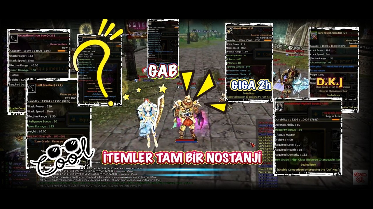 ZENGİNİN ZENGİNİ DE VARMIŞ  ^^ KNİGHT ONLİNE OREADS