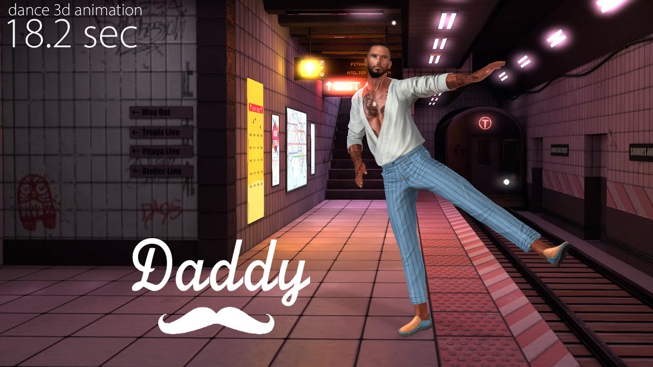 SL - Daddy  - dance 3d animation for 