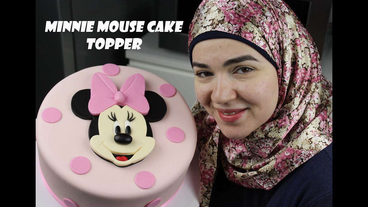Fondant Minnie Mouse Face Youtube Fondant Minnie Mouse Face Youtube
