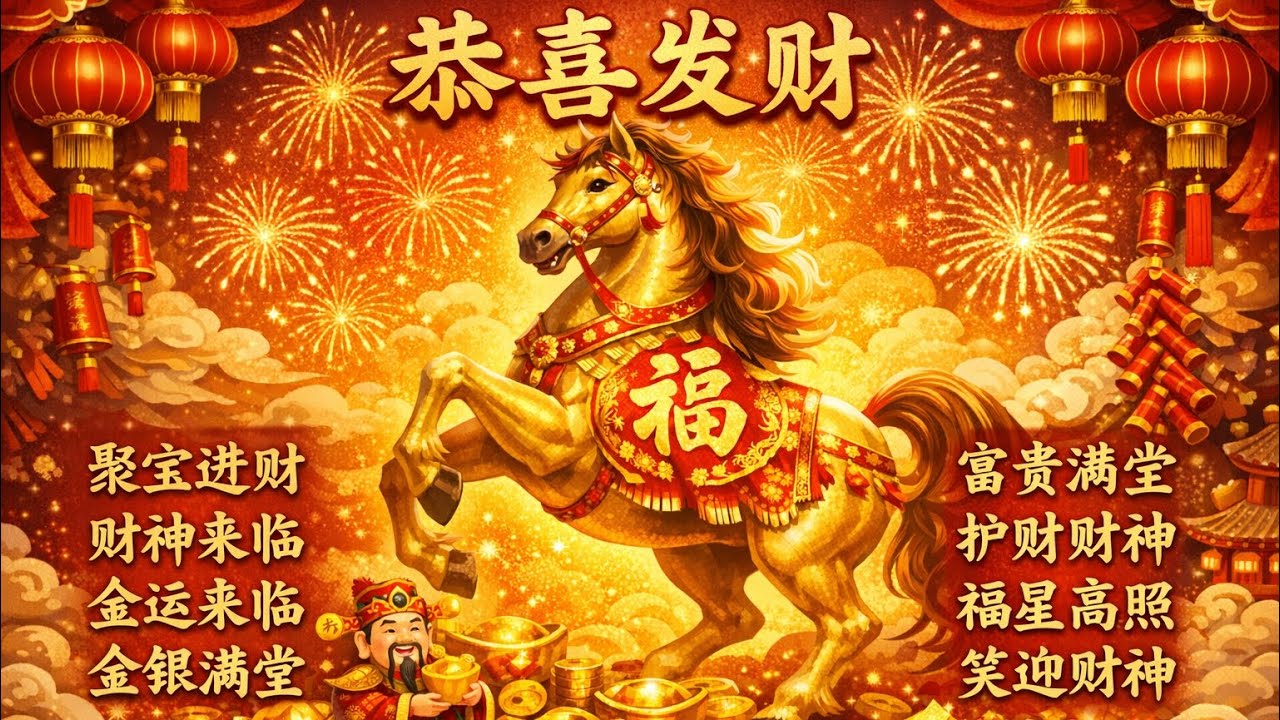 🧧 Top 100 CNY Hits 2026 | 9首华语新春祝福歌曲｜Nhạc Hoa Chúc Tết Phát Tài · May Mắn · Bình An