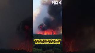 Huge wildfire in Henderson County
