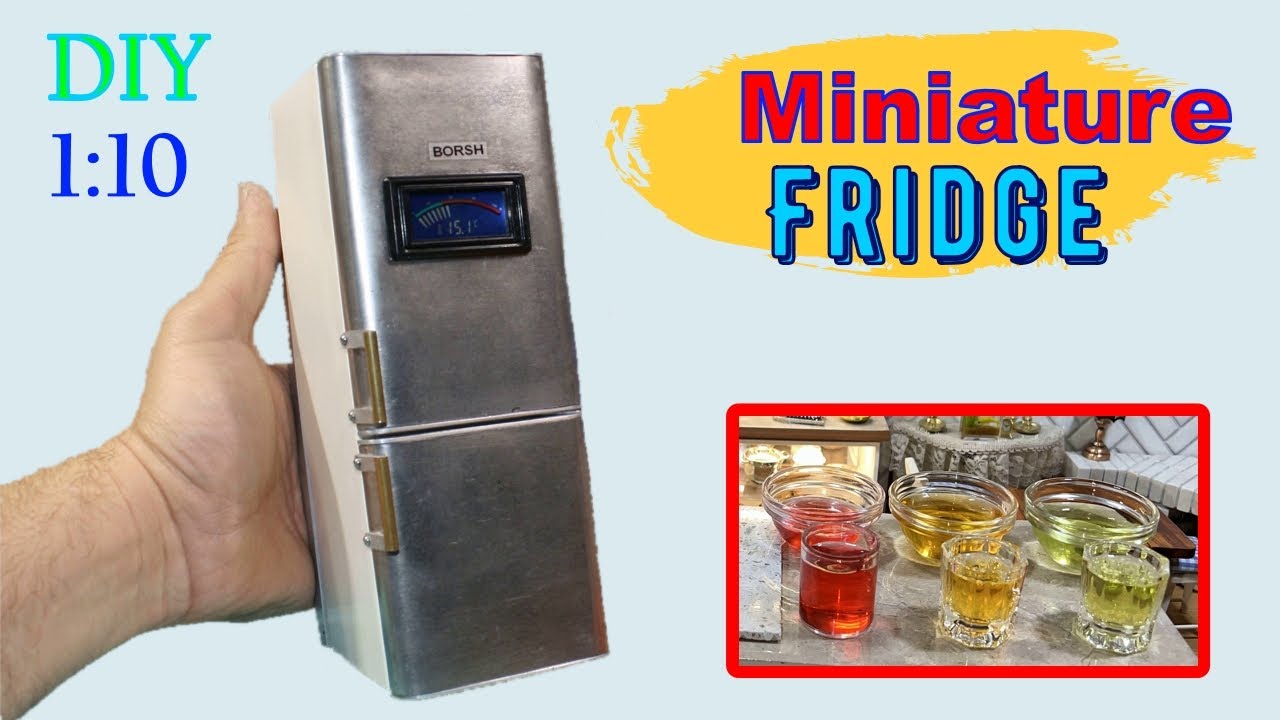 World's Smallest actually Working Refrigerator.minirefrigerador 