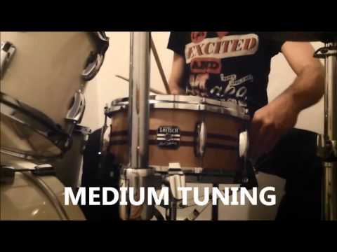 Mark Schulman Gretsch 13 x 6 snare test