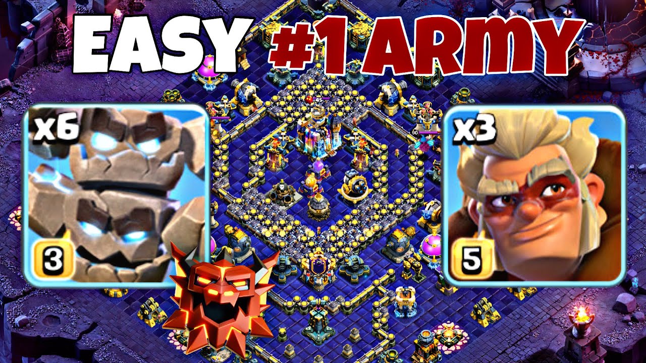 BROKEN! TH18 Meteor Golem Spam Strategy (After Balance Changes)