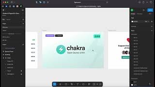 Figma UI kit/design system presentation