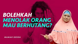 Menolak Saudara Kandung yang Ingin Berhutang, Bagaimana Hukumnya? | Rumah Mamah Dedeh