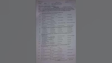 Multan Board | 9th Class | Morning Time | English Paper | 2023