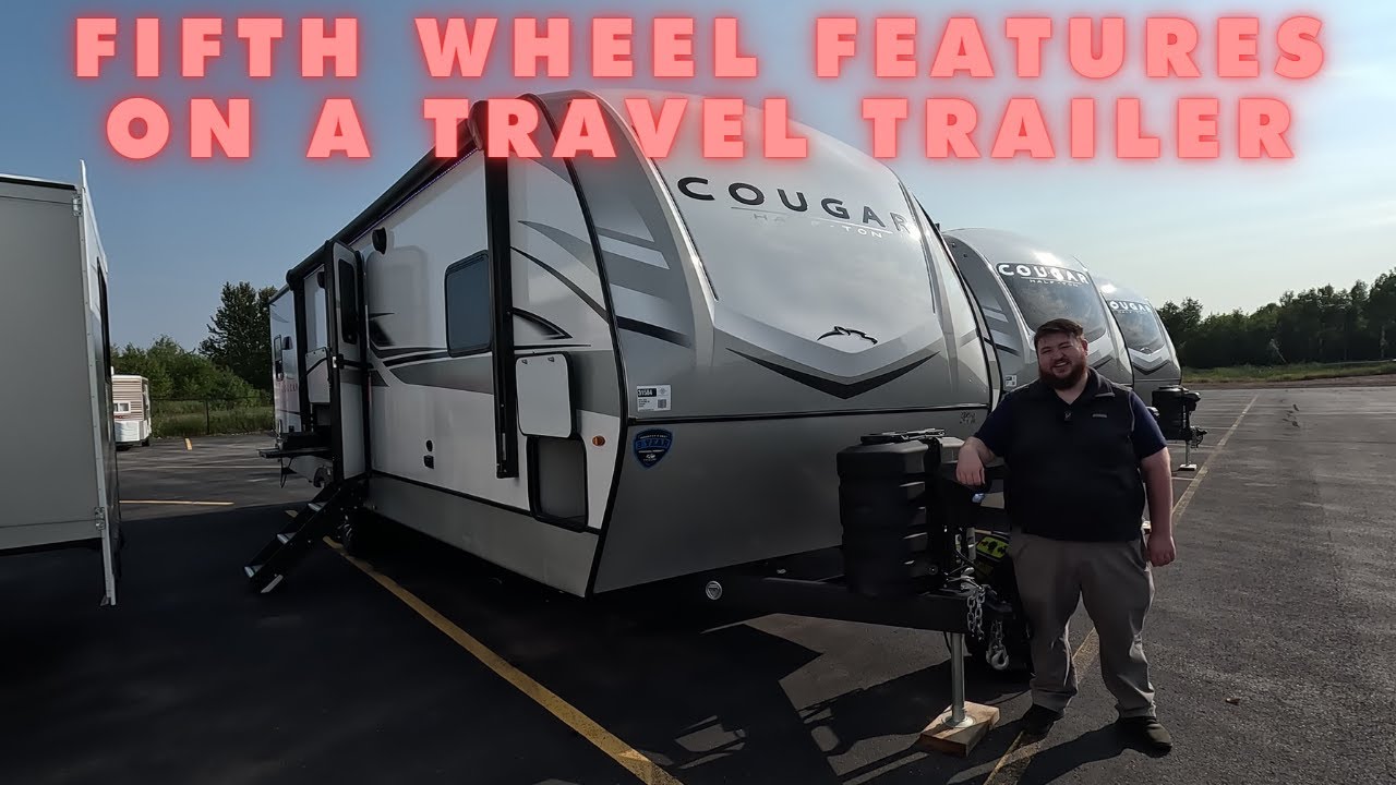 Auto Leveling Travel Trailer! 2024 Keystone Cougar HalfTon 30RKD YouTube