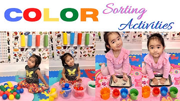 Sophie Learns Through Play - Color Sorting Activities