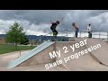 2 year skateboard progression