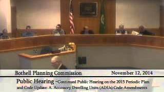 November 12, 2014 Planning Commission Meeting