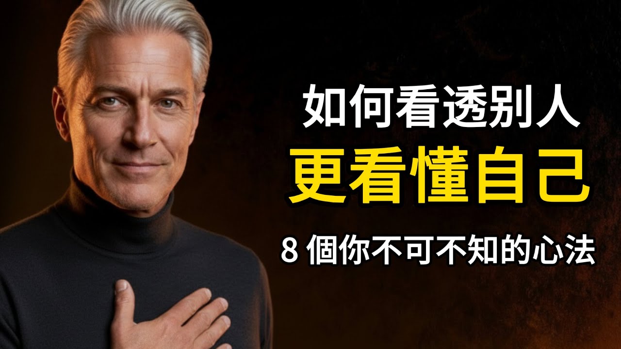 如何一眼看穿一個人，8個維度，看穿任何人骨子裏的真相！｜智慧之聲