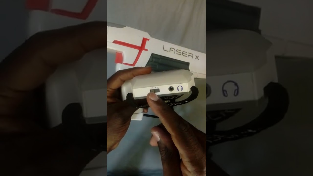How to Turn On the Laser X Laser Tag Gun 
