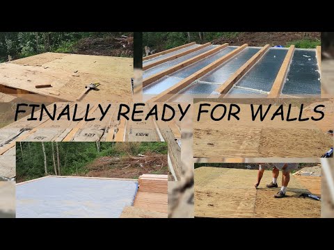 DAY SEVEN, EIGHT, & NINE OF THE BUILD; FINALLY READY FOR WALLS