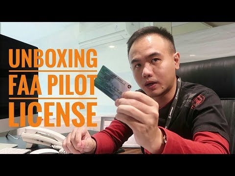 Unboxing FAA Pilot License