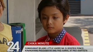 24 Oras Little Amiro Na Si Dentrix Ponce, Kinakayang Pagsabayin Ang Pag-Aaral At Pag-Aartista