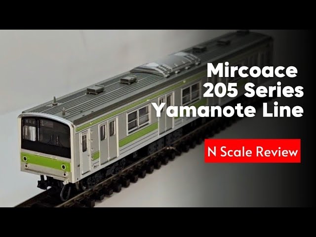 REVIEW! MICRO ACE 205 YAMANOTE LINE (N SCALE) - YouTube
