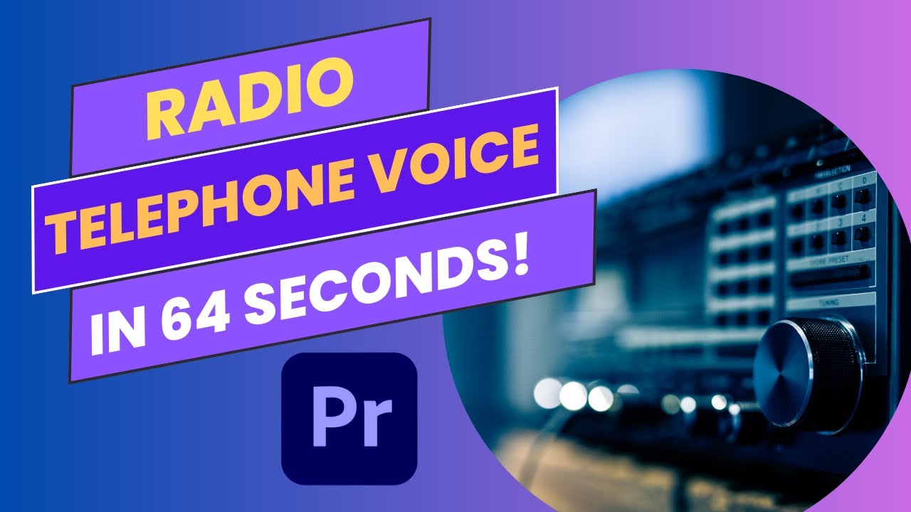 Create Radio Voice Effect in Premiere Pro! (2024) YouTube