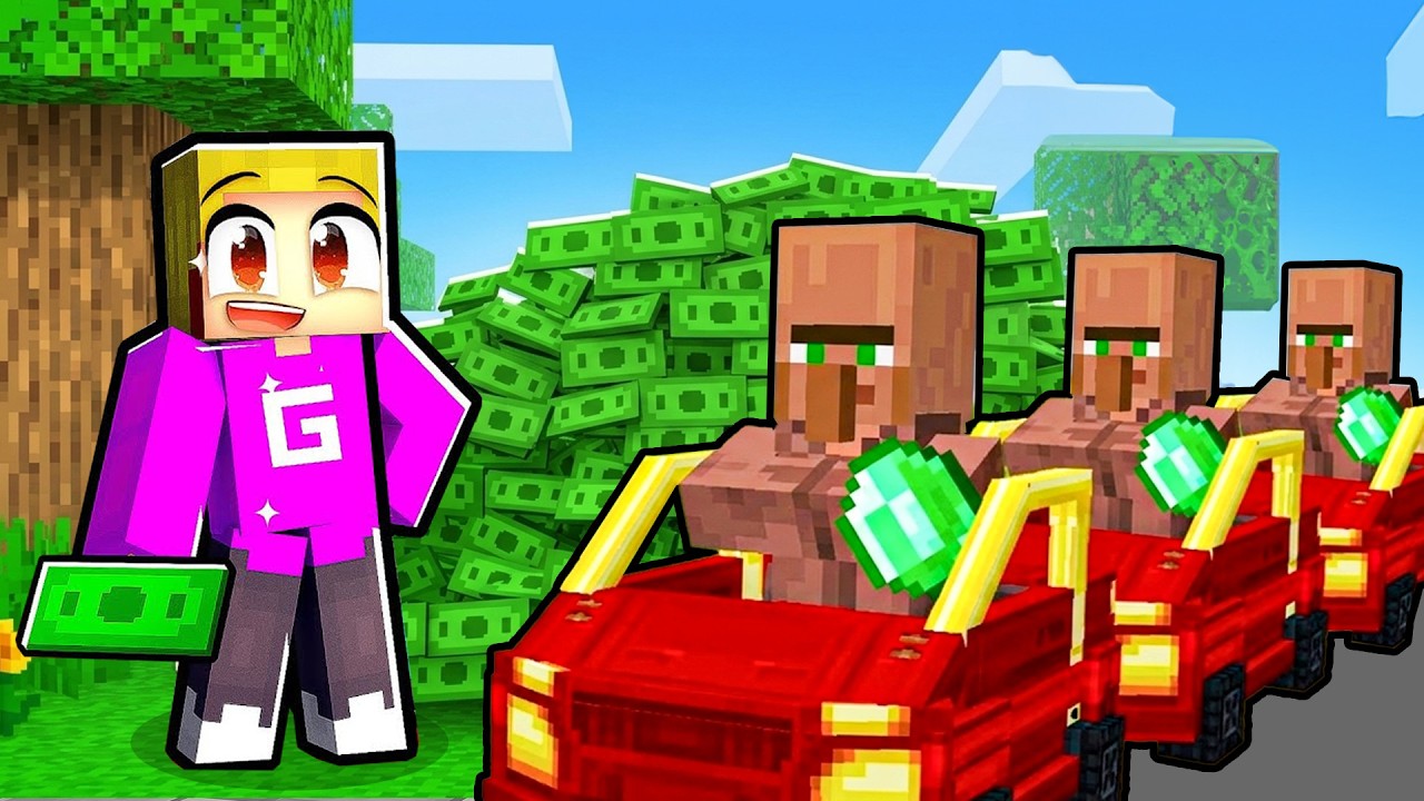 Auto's Verkopen Aan Villagers In Minecraft!