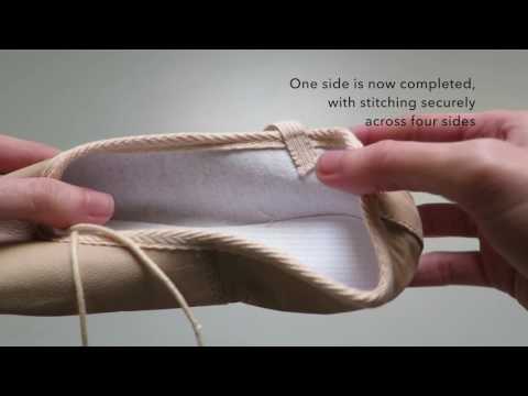 How To Sew Balletschoen Elastic