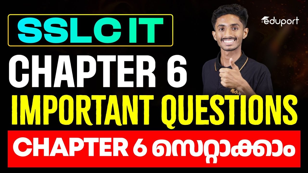 SSLC IT THEORY | Chapter 6 | The World of Robotics  | Important Questions | Eduport