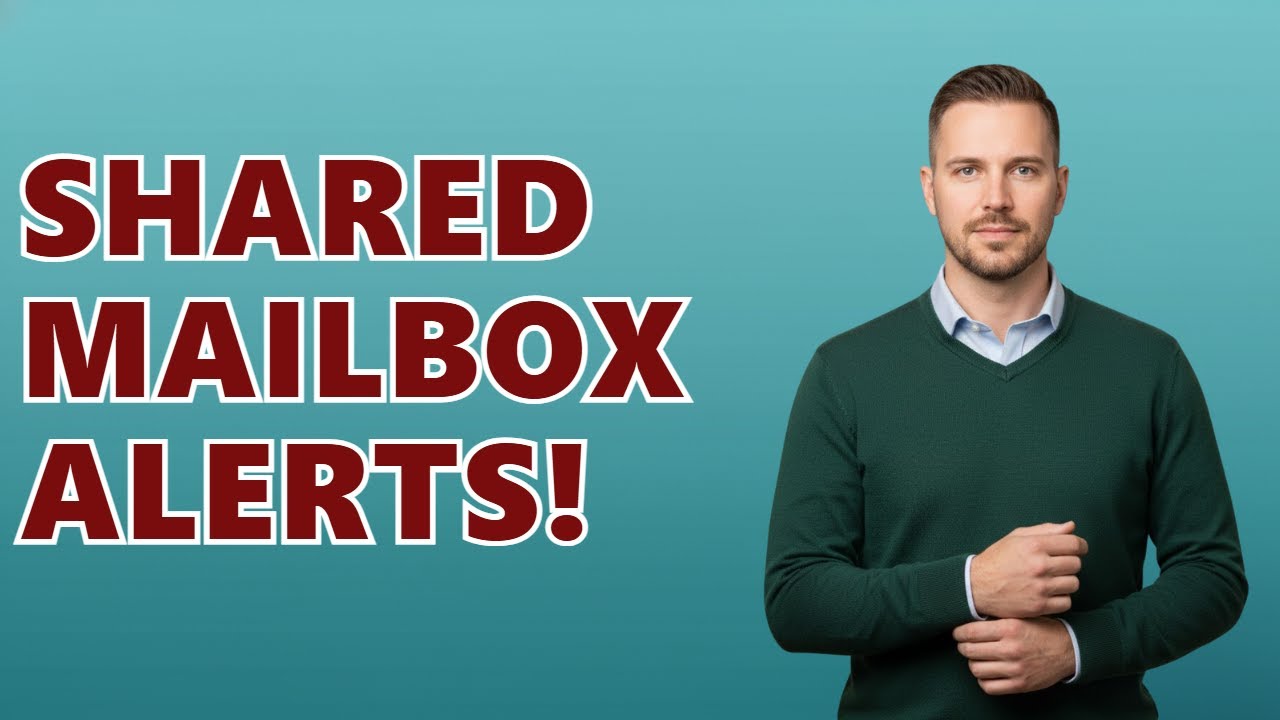 How Do I Get Outlook Notifications For A Shared Mailbox?